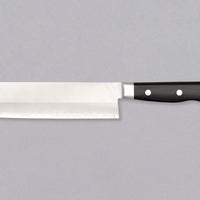 Seki Kotetsu Nakiri Vg-10 Migaki 165mm (6.5") [black pakkawood]
