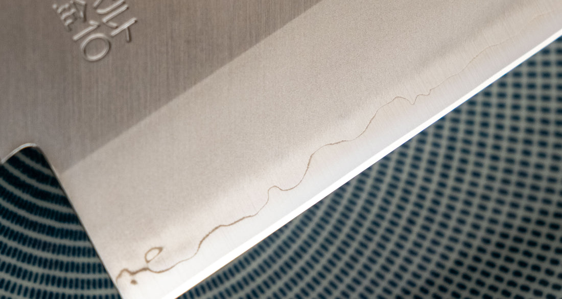 Seki Kotetsu Nakiri VG-10 Migaki 165mm (6.5") [schwarzes Pakkawood]