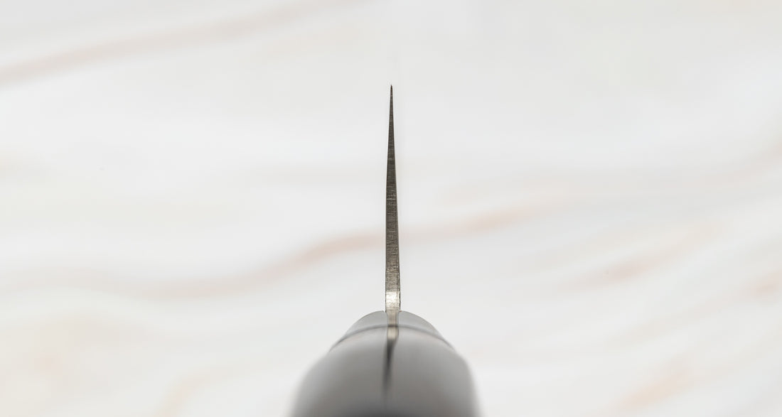 Seki Kotetsu Nakiri Vg-10 Migaki 165mm (6.5") [black pakkawood]