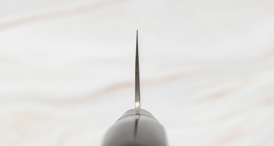 Seki Kotetsu Nakiri Vg-10 Migaki 165mm (6.5") [black pakkawood]