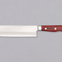 Seki Kotetsu Nakiri Vg-10 Migaki 165mm (6.5") [red pakkawood]