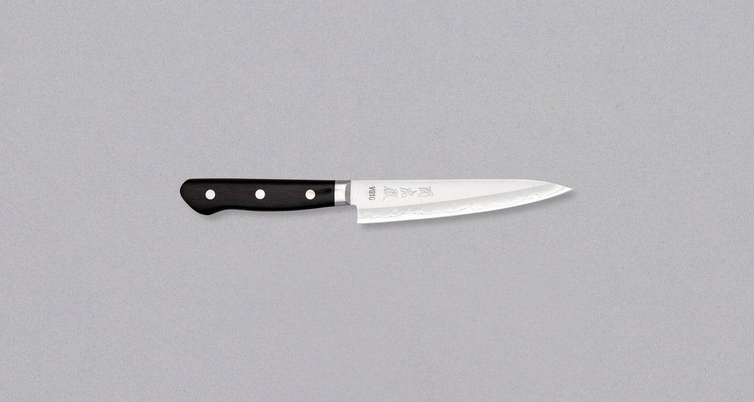 Seki Kotetsu Petty VG-10 Migaki 135mm (5.3") [černé pakka dřevo]