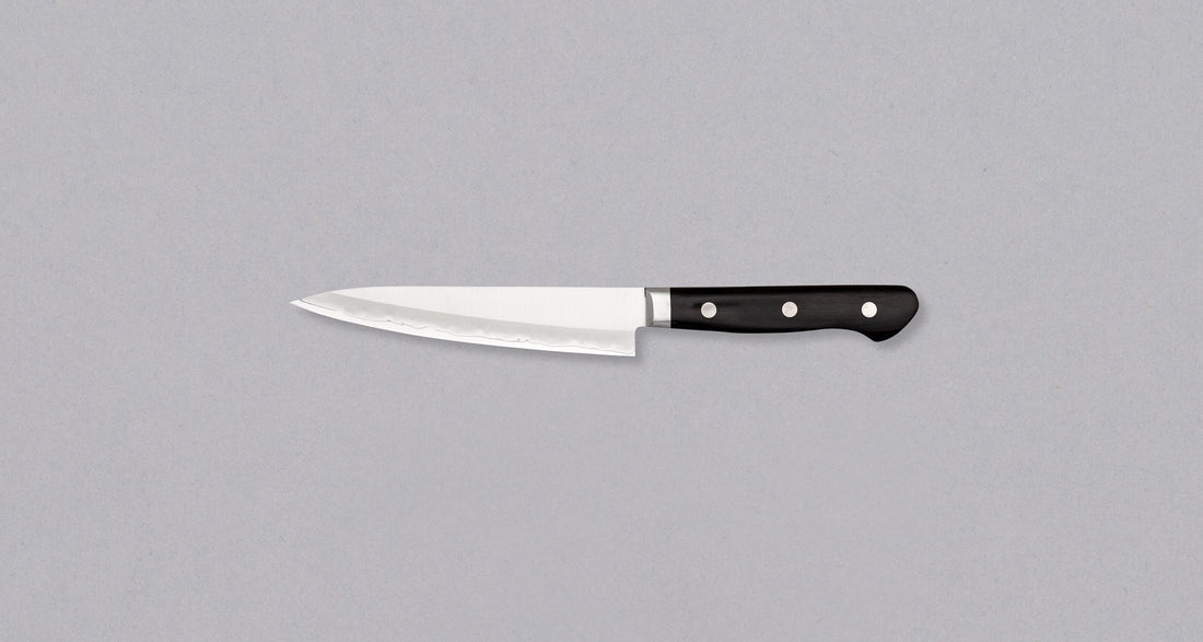 Seki Kotetsu Petty VG-10 Migaki 135mm (5.3") [černé pakka dřevo]
