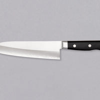 Seki Kotetsu Santoku VG-10 Migaki 180 mm (7,1") [czarny pakkawood]