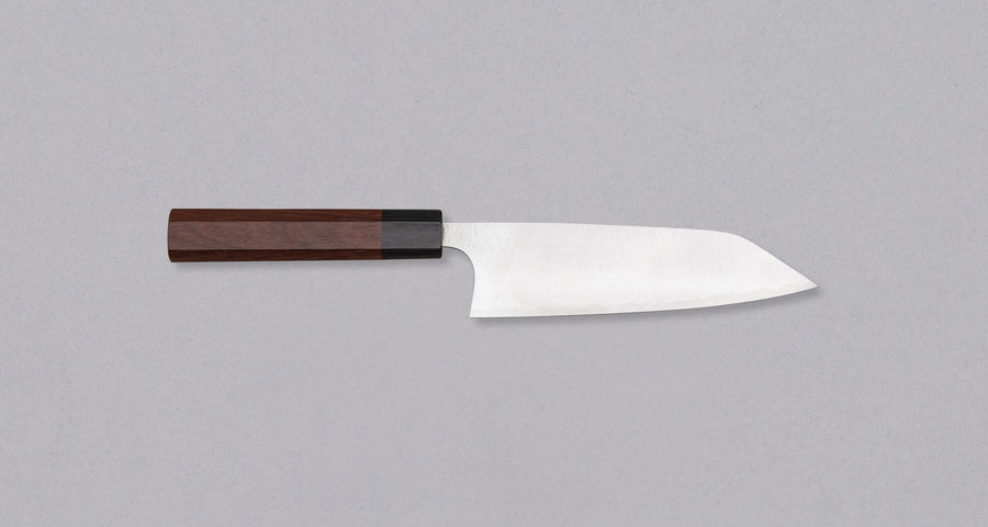 Shibata Koutetsu Santoku Aogami Super Migaki 165mm (6.5")