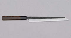Shirasagi Kiritsuke Yanagiba Aogami #2 Kuro-uchi 240mm (9.4")