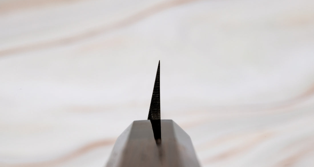 Shirasagi Kiritsuke Yanagiba Aogami #2 Kuro-uchi 240mm (9.4")