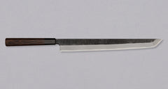 Shirasagi Sakimaru Yanagiba Aogami #2 Tsuchime Kuro-uchi 330mm (11.8") [Wenge]