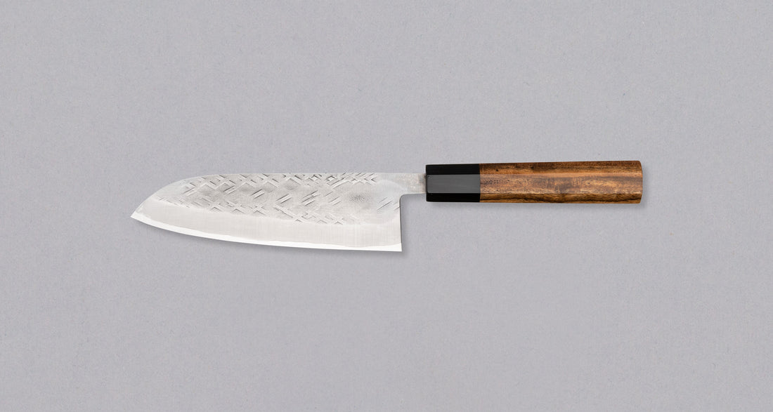 Tadafusa Santoku SLD Polished Hammered 165mm (6.5