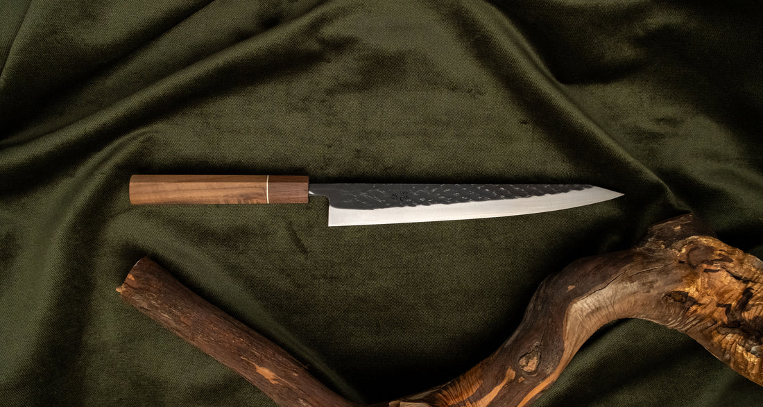 Tadafusa Sujihiki SLD Hammered Kuro-uchi 240mm (9.4")