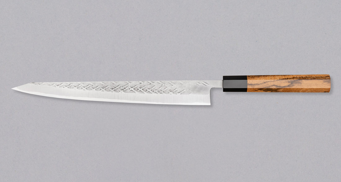 Tadafusa Sujihiki SLD Polished Hammered 270mm (10.6")