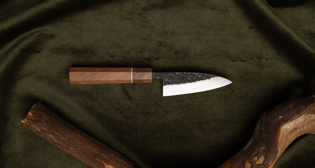 Tadafusa Ajikiri SLD Hammered Kuro-uchi 105mm (4.1")