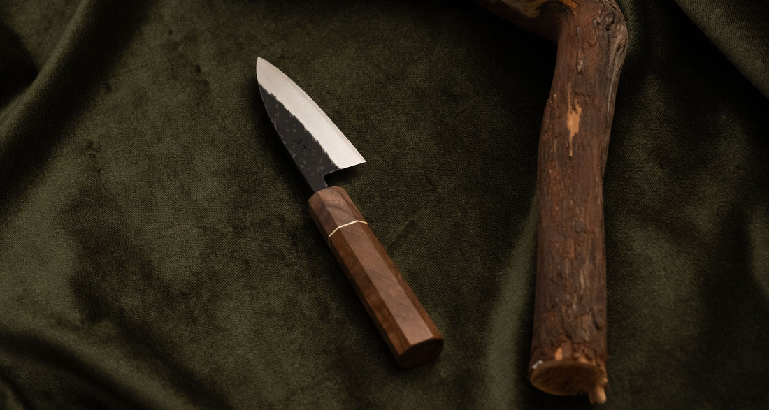 Tadafusa Ajikiri SLD Hammered Kuro-uchi 105mm (4.1")