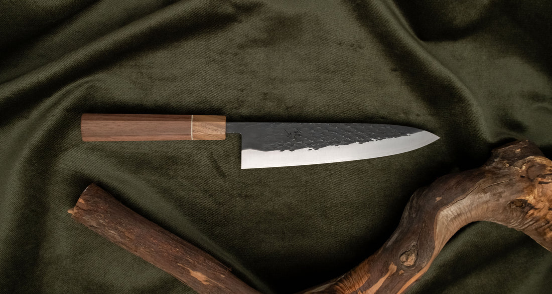 Tadafusa Gyuto SLD Hammered Kuro-uchi 210mm (8.3")