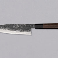 Tanaka Santoku Aogami #2 Kuro-uchi Damascus 165mm (6.5")