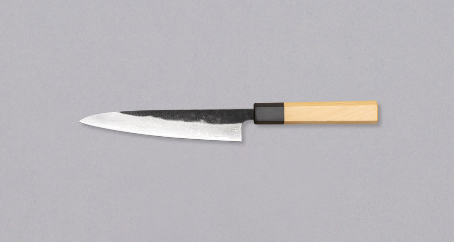 Tojiro Pattern Tojiro Petty Atelier VG-10 Kuro-uchi Damascus 150mm (5.9