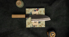 Tojiro Atelier Santoku Shirogami #2 Kuro-uchi 140mm (5.5")