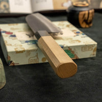 Tojiro Atelier Santoku Shirogami #2 Kuro-uchi 140mm (5.5")