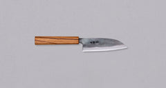 Tsukasa Santoku Shirogami #2 Oak 120mm (4.7")_1