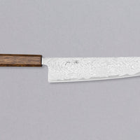 Tsunehisa Gyuto AUS-10 Nami 240mm is a multi-purpose Japanese kitchen knife, suited for preparing meat, fish and vegetables. It’s a great choice for those looking for a knife with a bit more blade real estate. AUS-10 steel is a no-fuss stainless steel with a fine sharpness and great edge retention.