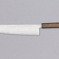 Tsunehisa Gyuto AUS-10 Nami 240mm is a multi-purpose Japanese kitchen knife, suited for preparing meat, fish and vegetables. It’s a great choice for those looking for a knife with a bit more blade real estate. AUS-10 steel is a no-fuss stainless steel with a fine sharpness and great edge retention.