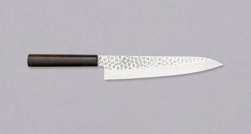 Tsunehisa Gyuto VG-10 Damascus Tsuchime 240mm (9.4")_1