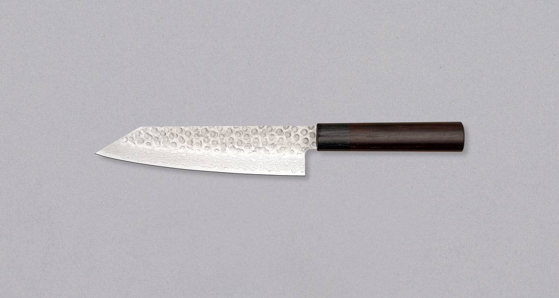 Tsunehisa Kiri-Santoku VG-10 Damascus Tsuchime 180mm (7.1")