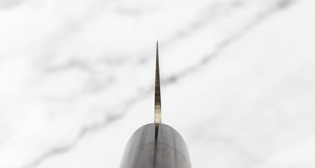 Tsunehisa Kiri-Santoku VG-10 Damascus Tsuchime 180mm (7.1")