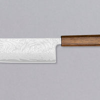 Tsunehisa Nakiri AUS-10 Nami 165mm is a Japanese kitchen knife for preparing vegetables. Its straight blade profile makes it ideal for chopping! AUS-10 steel is a no-fuss stainless steel with a fine sharpness and great edge retention, so maintenance won’t be a problem.