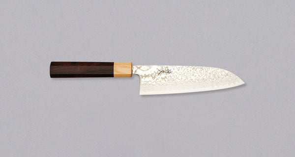 Tsunehisa Santoku SLD Damascus 165mm (6.5