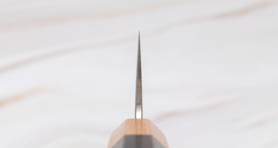 Tsunehisa Santoku SLD Damascus 165mm (6.5") [Rosewood-Cedar]