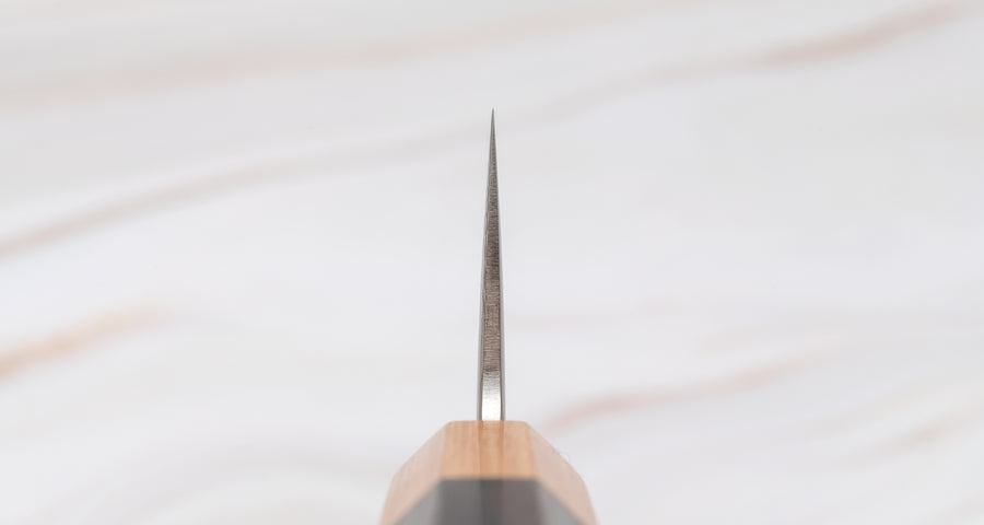 Tsunehisa Santoku SLD Damascus 165mm (6.5") [Rosewood-Cedar]