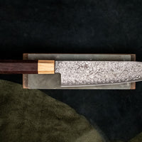 Tsunehisa Santoku Damascus AUS-10 185mm (7.3")