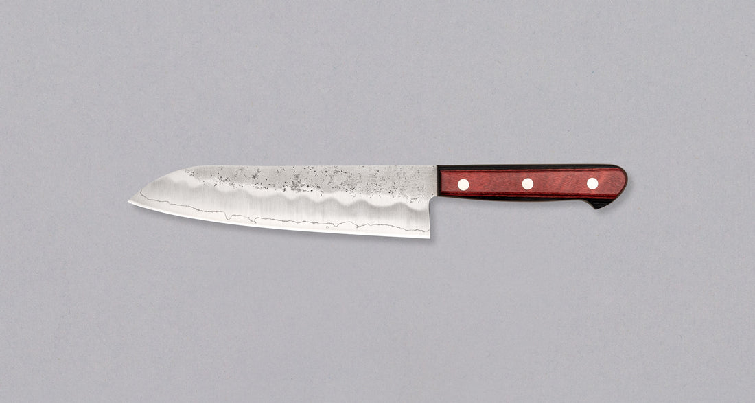 Tsunehisa Santoku Ginsanko Nashiji 180mm (7.1")