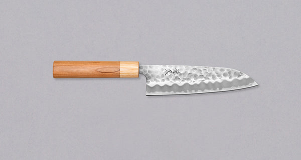 Tsunehisa Santoku Shirogami #2 Cherry 170mm (6.7