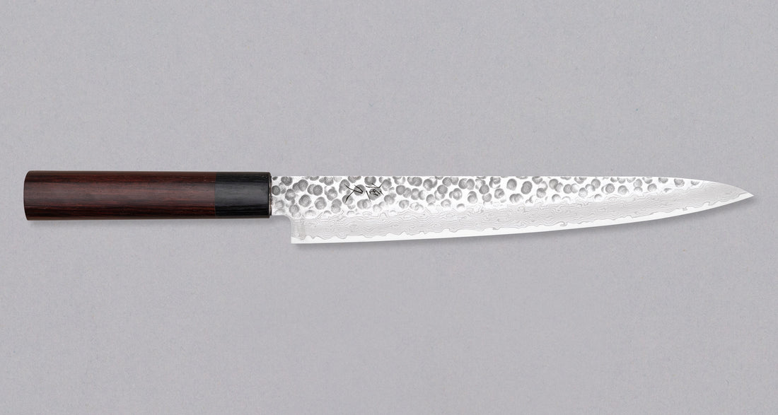 Tsunehisa Slicer VG-10 Damascus Tsuchime 240mm (9.4")