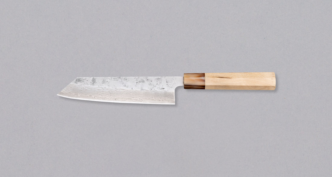 Tsunehisa Bunka Swedish Steel Damascus Washiji 170mm (6.7")