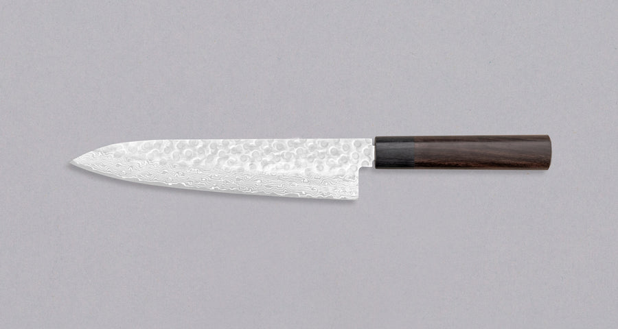 Tsunehisa Gyuto VG-10 Damasco Tsuchime 210 mm (8,3 ")