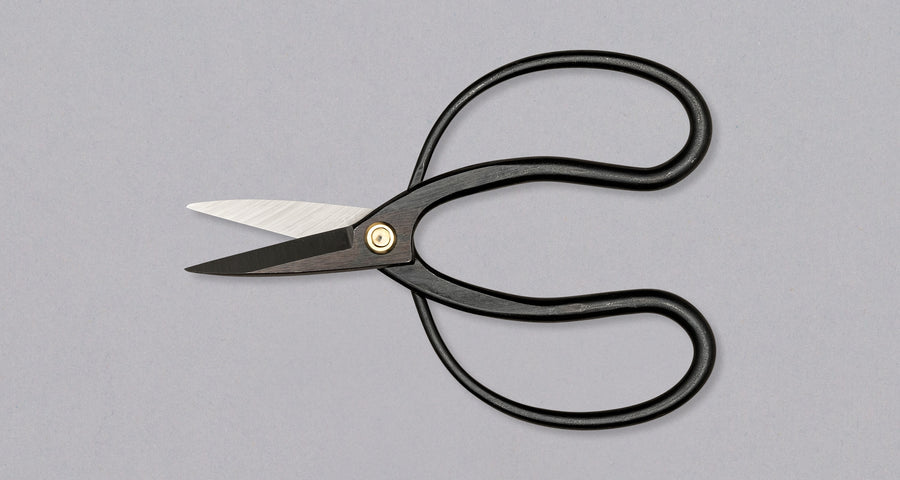 Tsurumaki Bairyu Long Blade Bonsai Scissors Okubo 200mm (7.9")