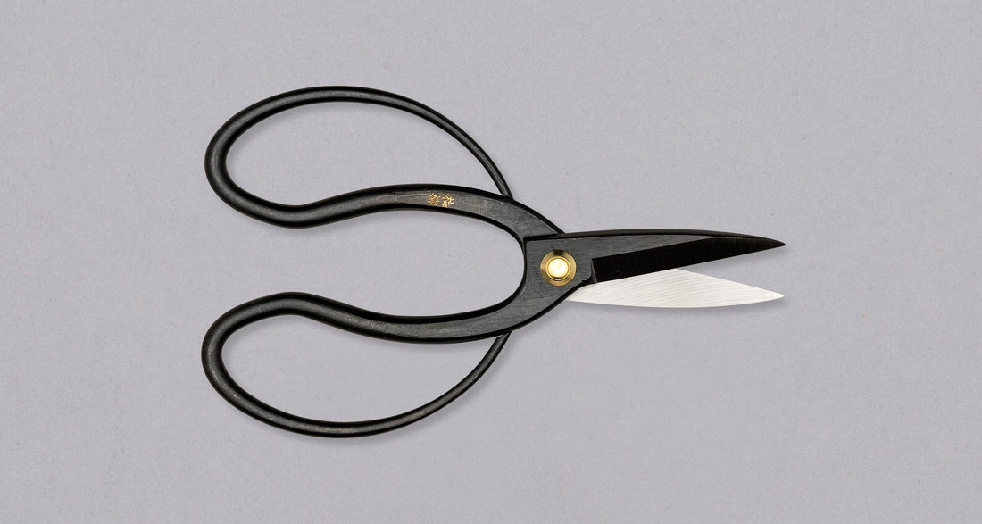 Tsurumaki Bairyu Long Blade Bonsai Okubo Scissors 165mm (6.5")