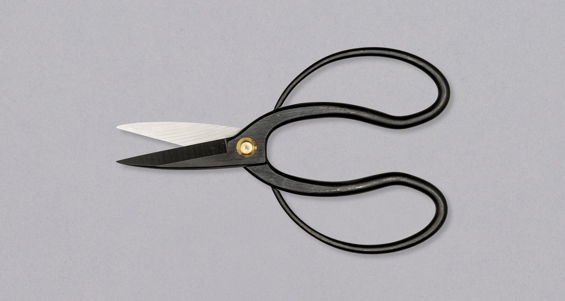 Tsurumaki Bairyu Long Blade Bonsai Okubo Scissors 165mm (6.5")