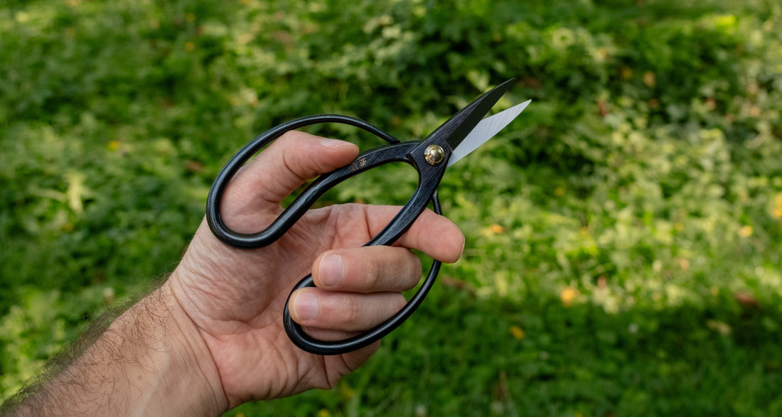 Tsurumaki Bairyu Long Blade Bonsai Okubo Scissors 165mm (6.5")