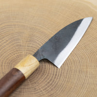 Yoshida Ajikiri SUJ-2 Kuro-uchi 100mm (3.9") [Rosewood-Cedar/Oval]