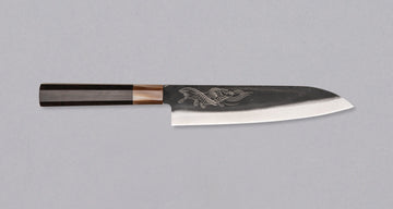 Yoshida Gyuto SUJ-2 Kuro-uchi 210mm (8.3") [Koi Fish]