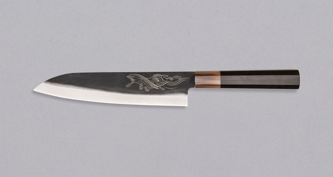 Yoshida Gyuto SUJ-2 Kuro-uchi 210mm (8,3") [Koi Fish]