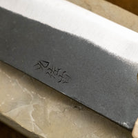 Yoshida Santoku SUJ-2 Kuro-uchi 165mm (6.5") [Rosewood-Cedar/Octagon]