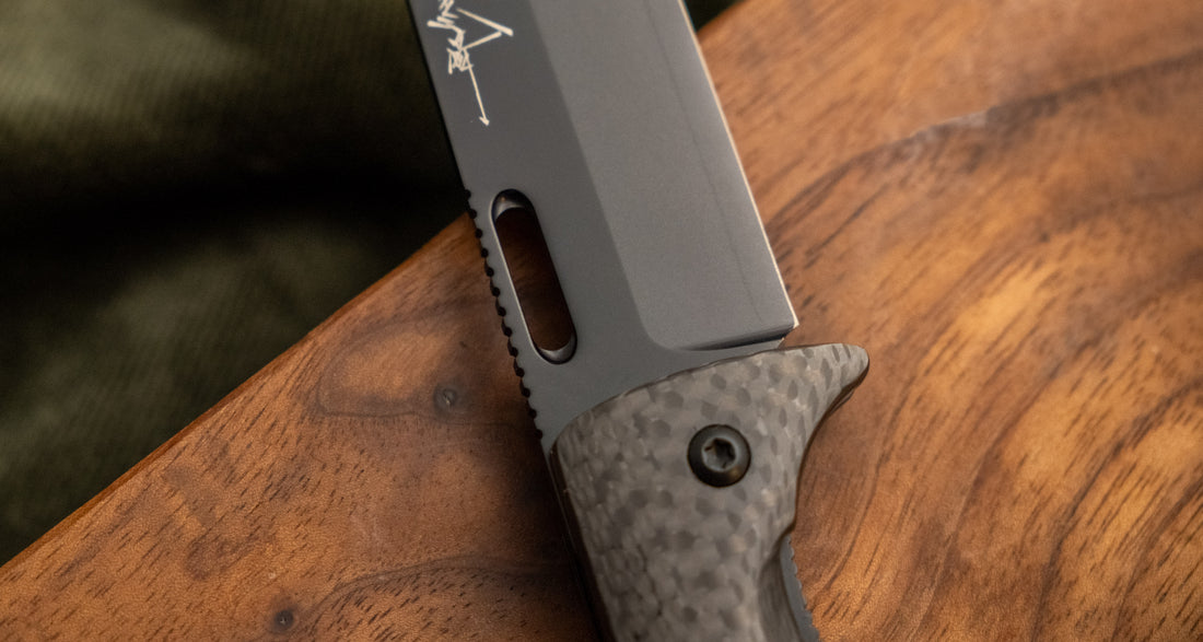 Yu Kurosaki Utility Folding Knife SG2 Carbon 135mm (5.3")