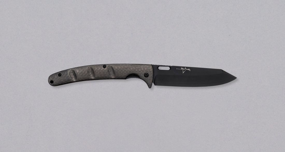 Yu Kurosaki Utility Folding Knife SG2 Carbon 135mm (5.3")