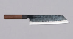 The Gyuto design is intended for versatile use for chefs who prefer medium size multi-purpose knife, suitable to cut meat, fish and vegetables. ZDP-189 Gyuto Black is manufactured at the smithery of Yoshida Hamono in Japan, a family company with an age-long tradition in manufacturing state-of-the-art tools by hand.