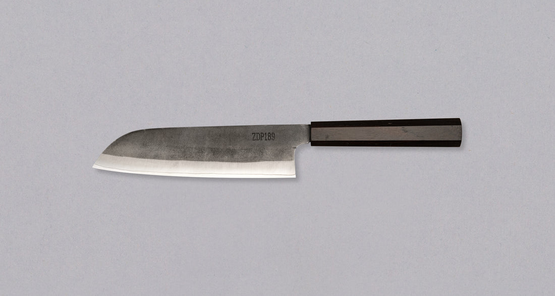 ZDP-189 Santoku Negru Eben 180mm (7.1")